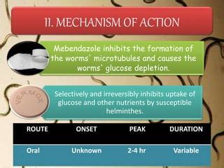 mebendazole mechanism of action